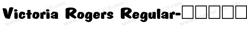 Victoria Rogers Regular字体转换
